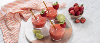 Skinny Strawberry Margarita